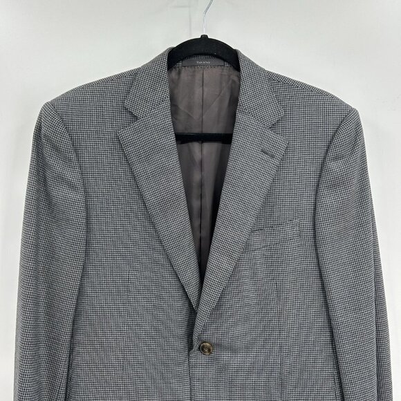 ERMENEGILDO ZEGNA Men's Gray 100% Wool Two Button Blazer Suit Jacket Size 48R - Picture 3 of 11